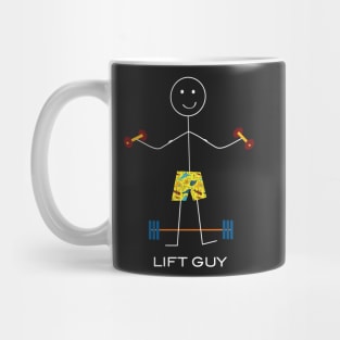 Funny Mens Weightlifting design Mug